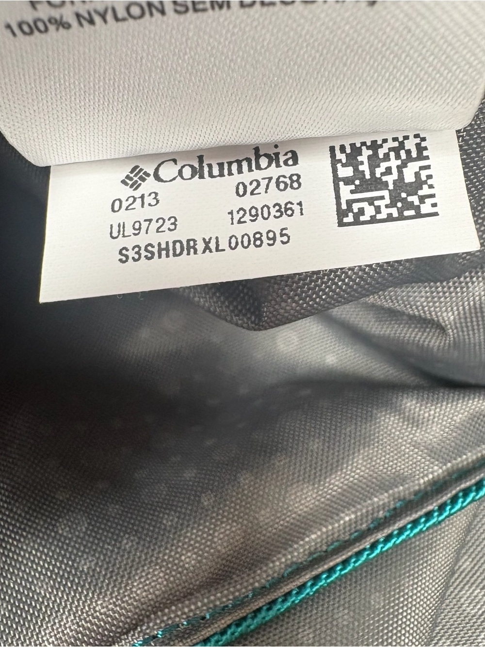 Columbia Azza II Crossbody Messenger Bag Small Teal Nylon Gorpcore Utility - Picture 5 of 8